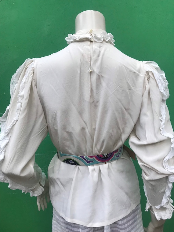 VINTAGE-ANCIENT SILK Blouse | ancient handmade bl… - image 5