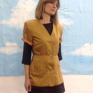 EMBROIDERED SAFARI JACKET Vintage Jacket Mimmina | Antonio Marras Embroidery Jacket 90s vintage blazer | 90s Blazer | Vintage Safari Jacket image 7