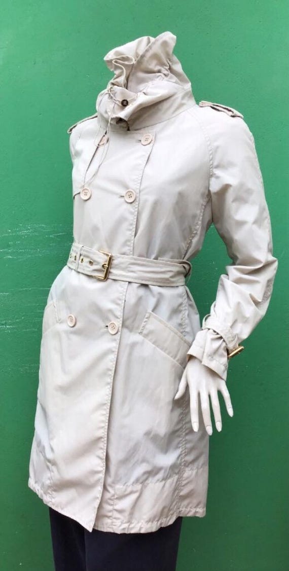 MAX MARA TRENCH COAT| Beige Vintage Trench Coat Max Mara