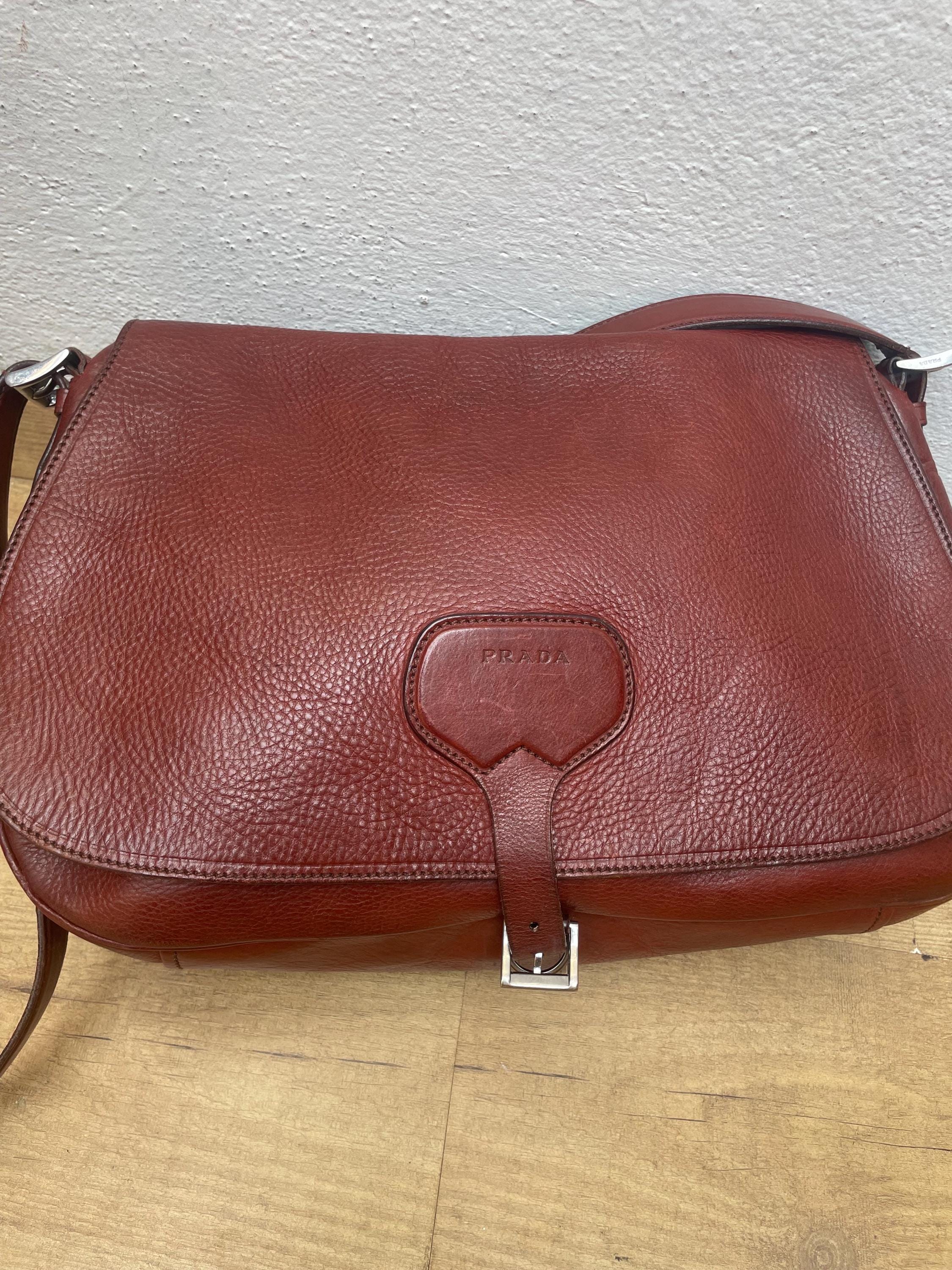 バッグ 90s PRADA archive brown leather bag s-l500.jpg