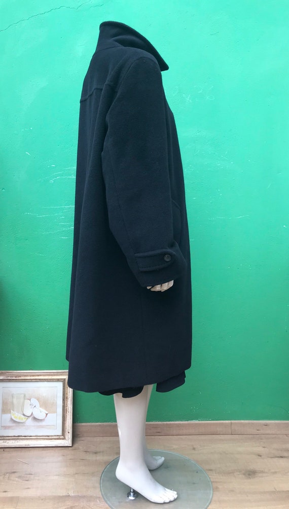 MARINA RINALDI-COAT | Black Cashmere Coat | Marin… - image 7
