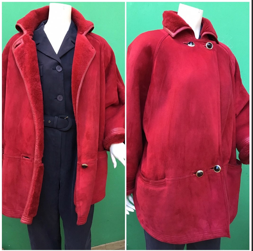 GIANNI VERSACE COAT|ヴィンテージレッドレザーコート GIANNI VERSACE COAT|ヴィンテージレッドレザーコート