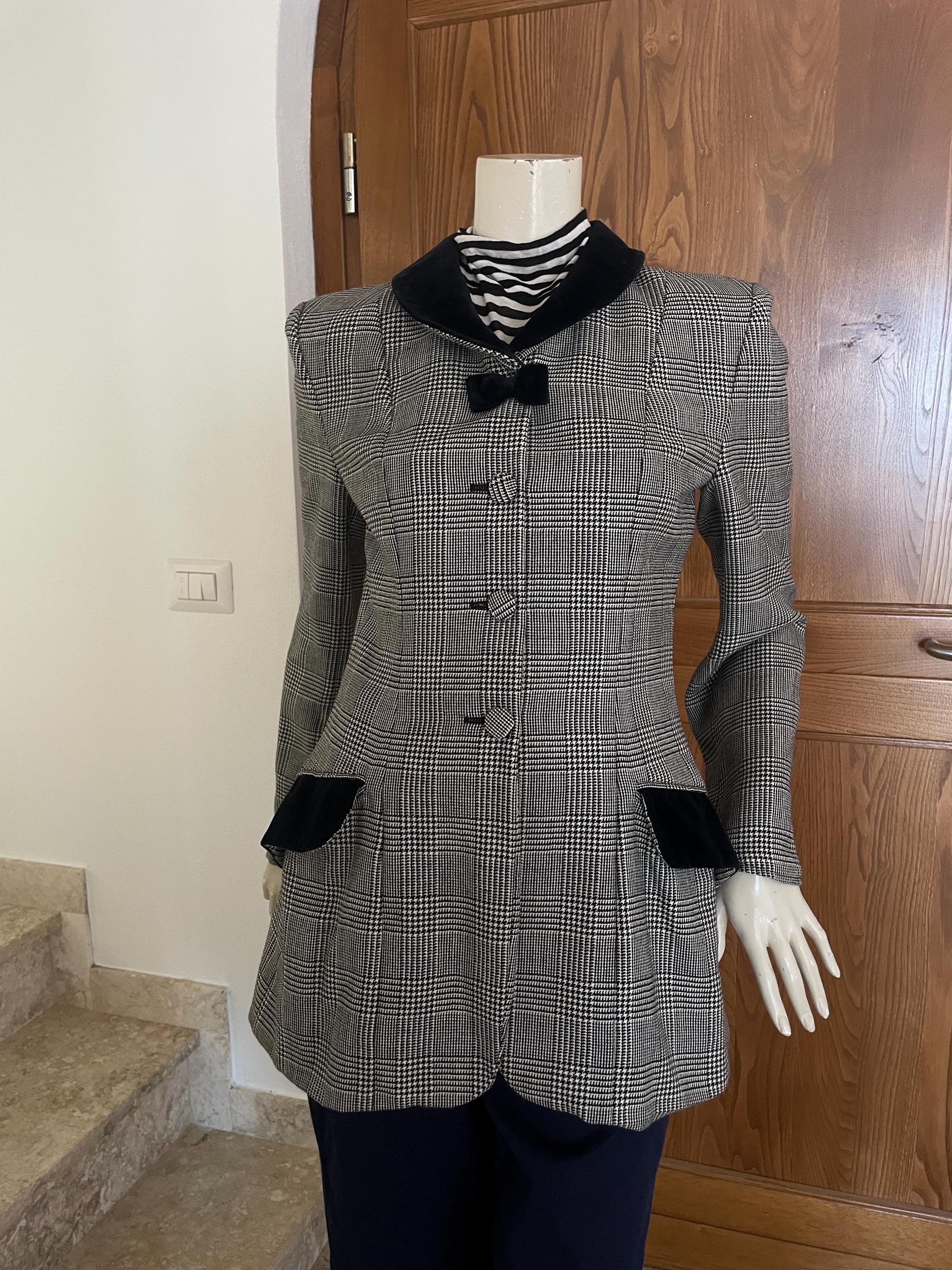 MOSCHINO VINTAGE JACKET | Lama Wool Jacket |vintage Lama Wool