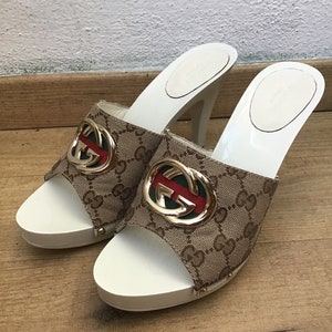 Vintage Gucci Mules - Etsy