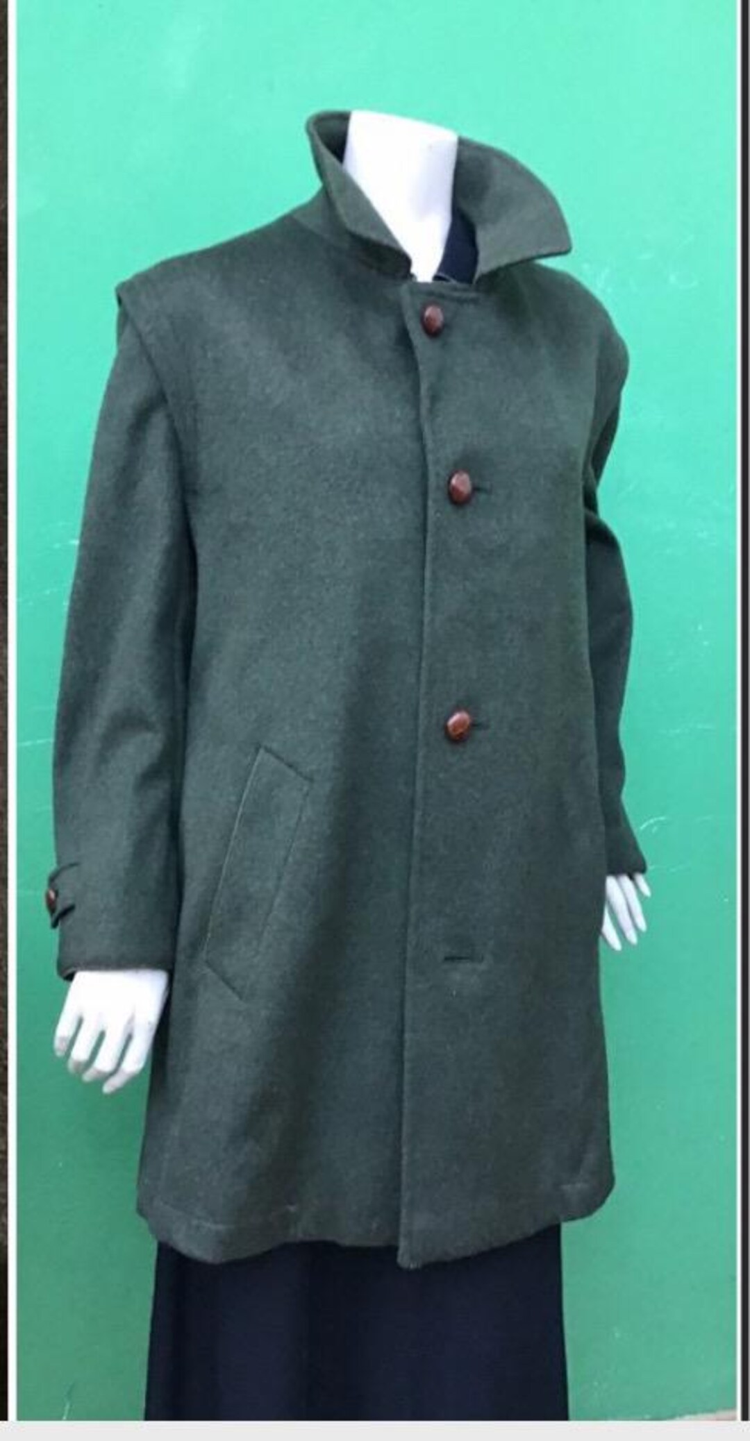 steinbock(vintage)cloakマント Steinbock Forester collar traditional costume cape | LODENFREY
