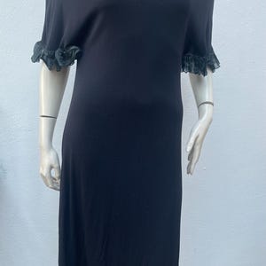 VINTAGE BLACK DRESS| Black Fashion Designer Dress| Black vintage Dress| Fashion Vintage dress| Vintage fashion sheath dress | Handmade little black dress