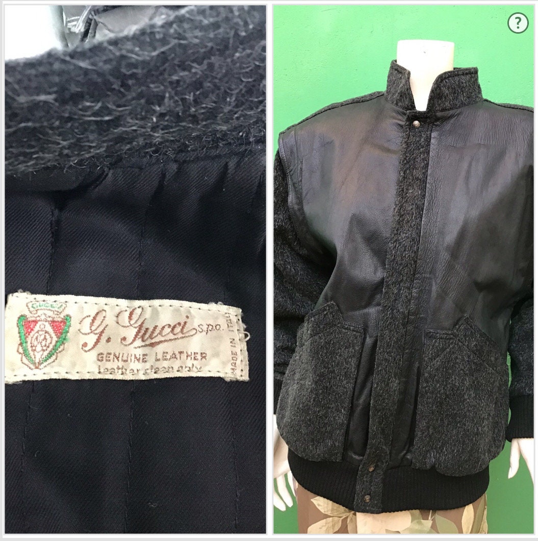 Vintage gucci bomber jacket hotsell