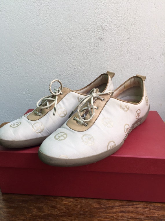 Armani trainers womens best sale