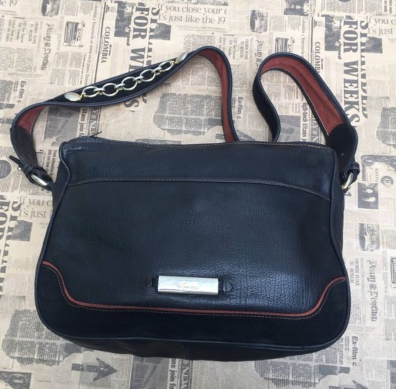 vintage Brief Briefcase Made in Italy Messager bag VINTAGE LEATHER Satchel 90s sactchel |vintage bag Vintage Satchel