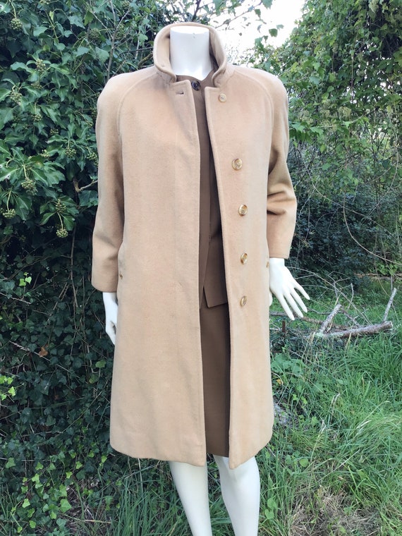 A/1 BURBERRY- CAMEL HAIR Coat | Fashion Vintage C… - image 1