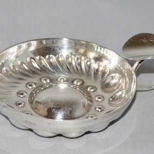 Antique Silver Cigar Ashtray.