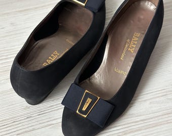 BALLY Switzerland Vasano Vintage Ballet Flats Loafers Woman Shoes