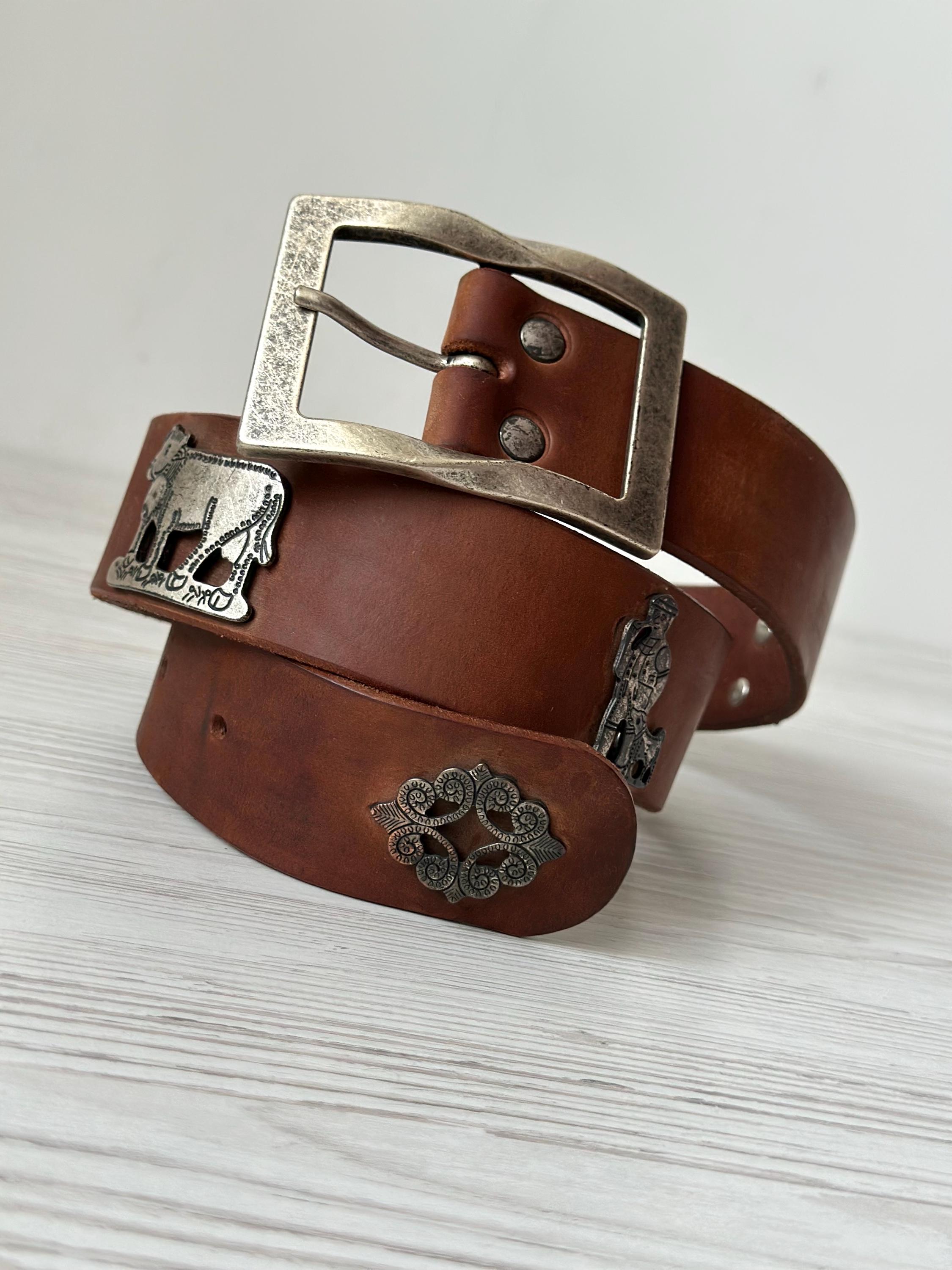 Men's Leather 1990s Vintage Belts for sale | eBay