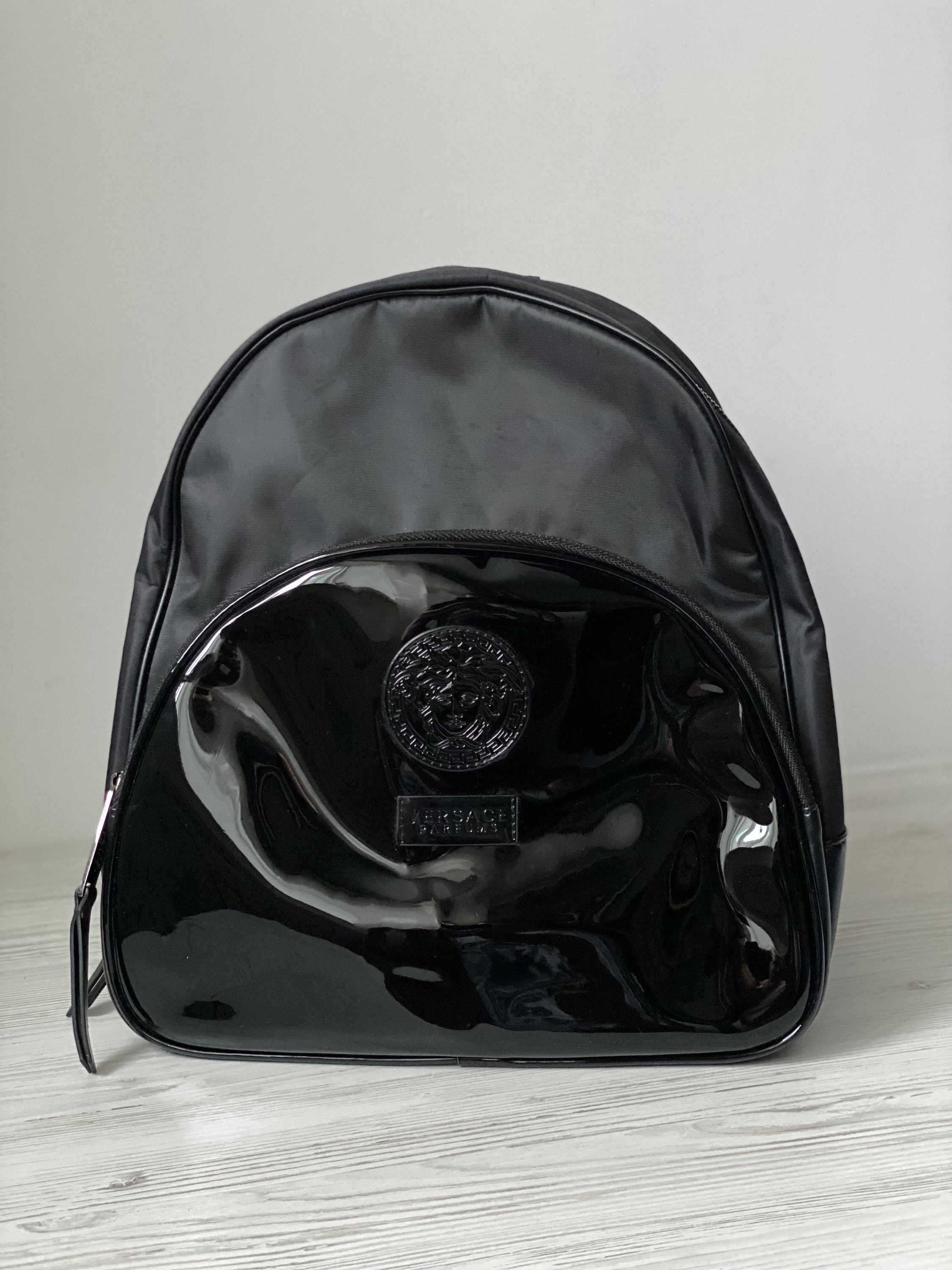Versace parfums bag black sale