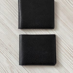 Carteira LWU Inglaterra Premium Couro Genuíno Preto cor masculina Luxo Novo