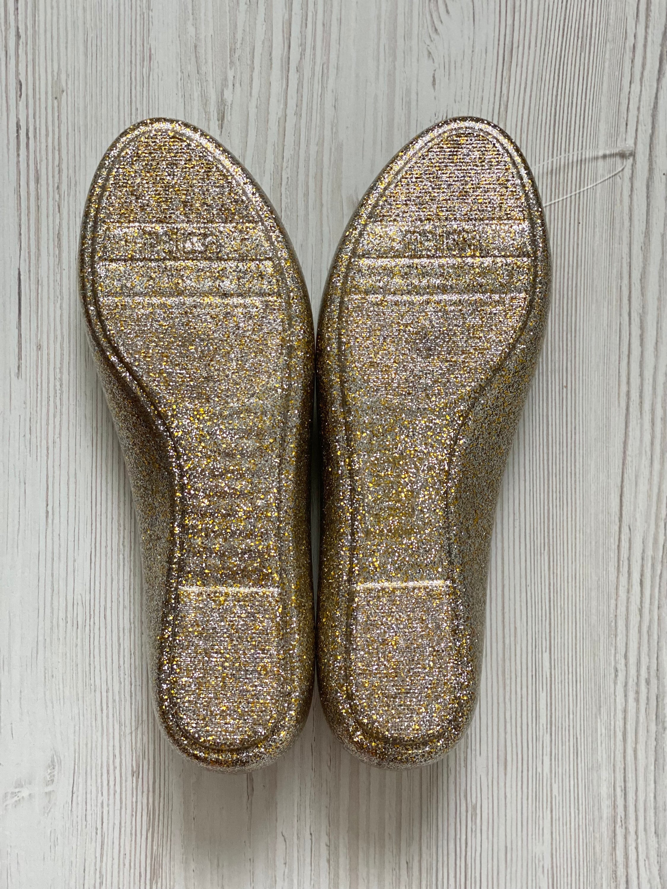 アングロマニア限定　ヴィヴィアンウエストウッド×メリッサ　ゴールド Vivienne Westwood Anglomania for Melissa Gold Glitter