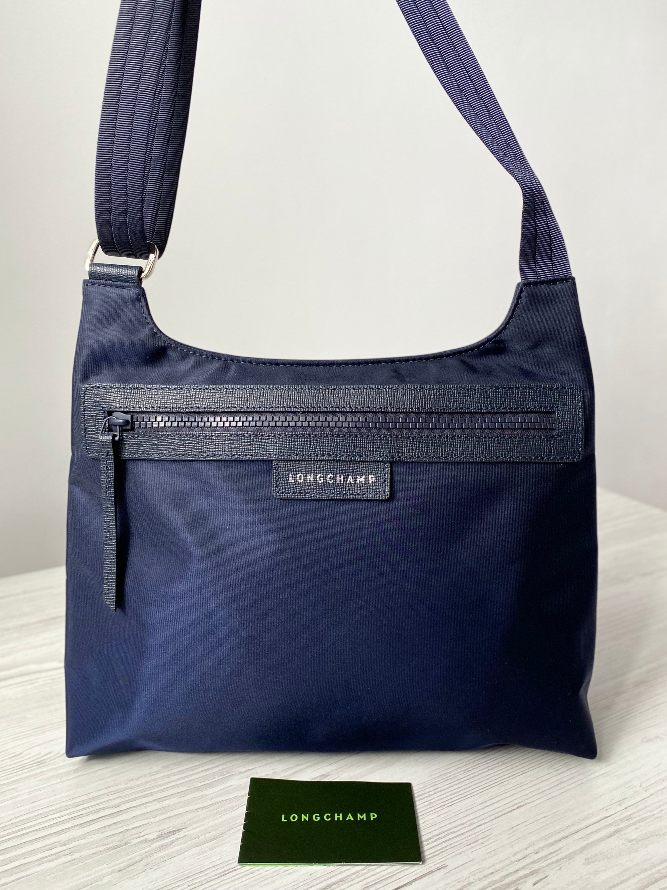 Longchamp Le Pliage Neo Bucket Nylon Bag ~NEW~ Blue