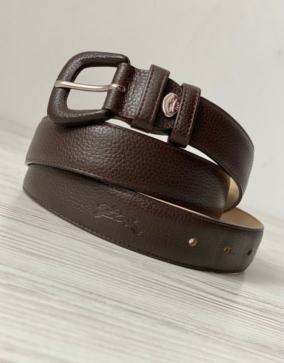 Longchamp Leather Belt Le Foulonné Men main image 2