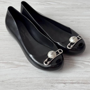 Vivienne Westwood Anglomania for Melissa Ultragirl Flat Ballet Flats woman shoes size 40 Brazil EU 39 Black color Vintage Luxury