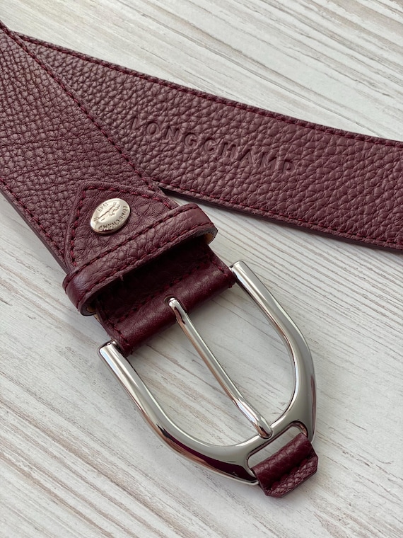 LONGCHAMP Paris 3D Ladies Belt Genuine Leather Made in  display picture 1
