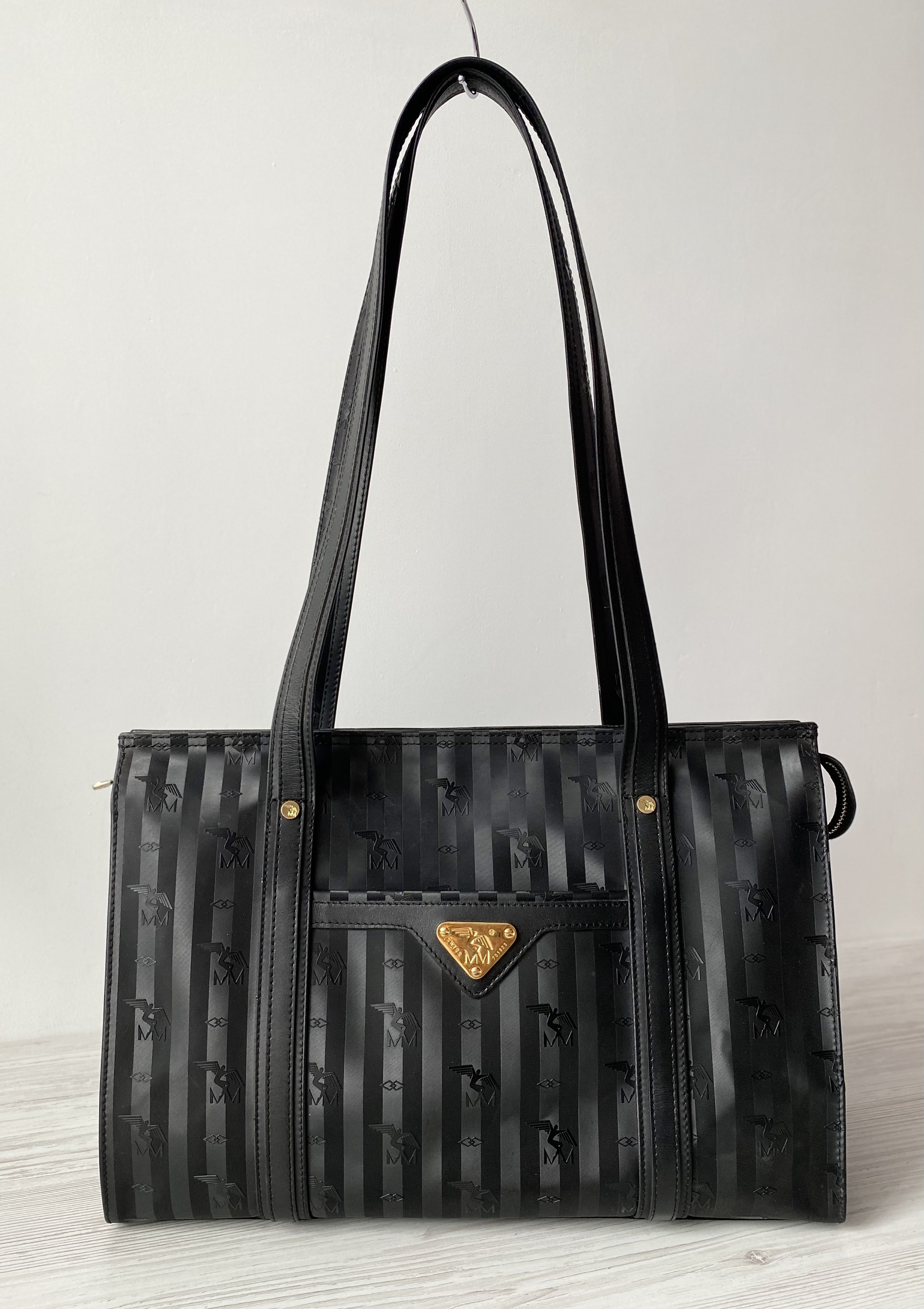 Maison Mollerus Monogram Berlin Handbag Shoulder Tote Bag With