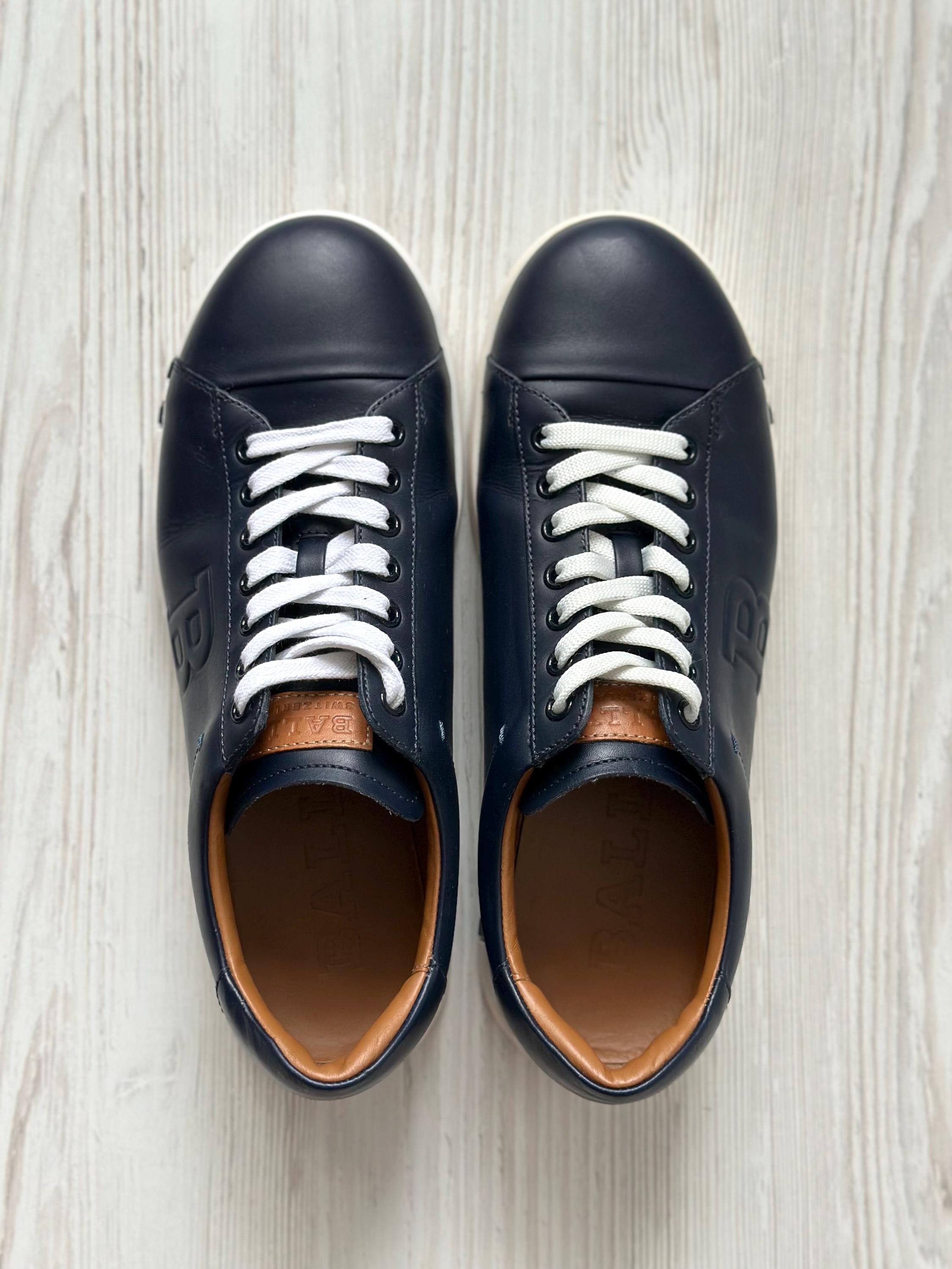 BALLY Switzerland Asher Qf Calf Genuine Leather Low Top Men 