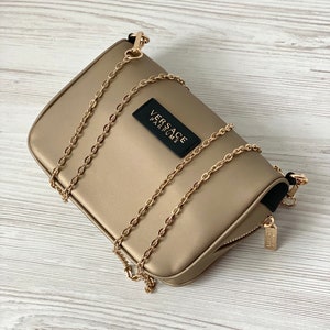 Versace Parfums Crossbody Bag Gold color New Luxury