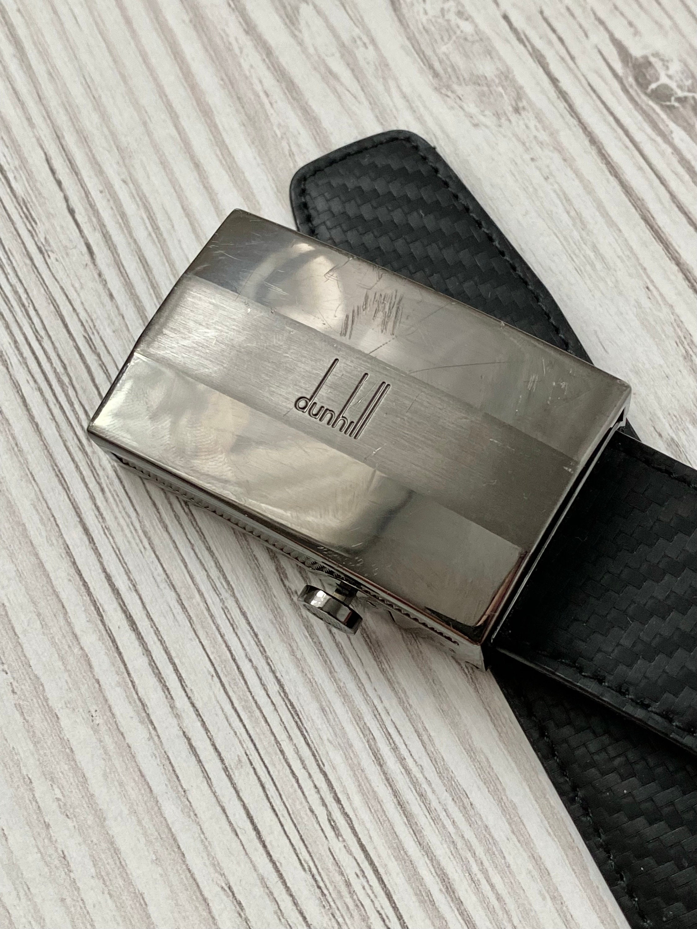 Dunhill Automatic Racing Metal Buckle Carbon Fibre Genuine  display picture 1