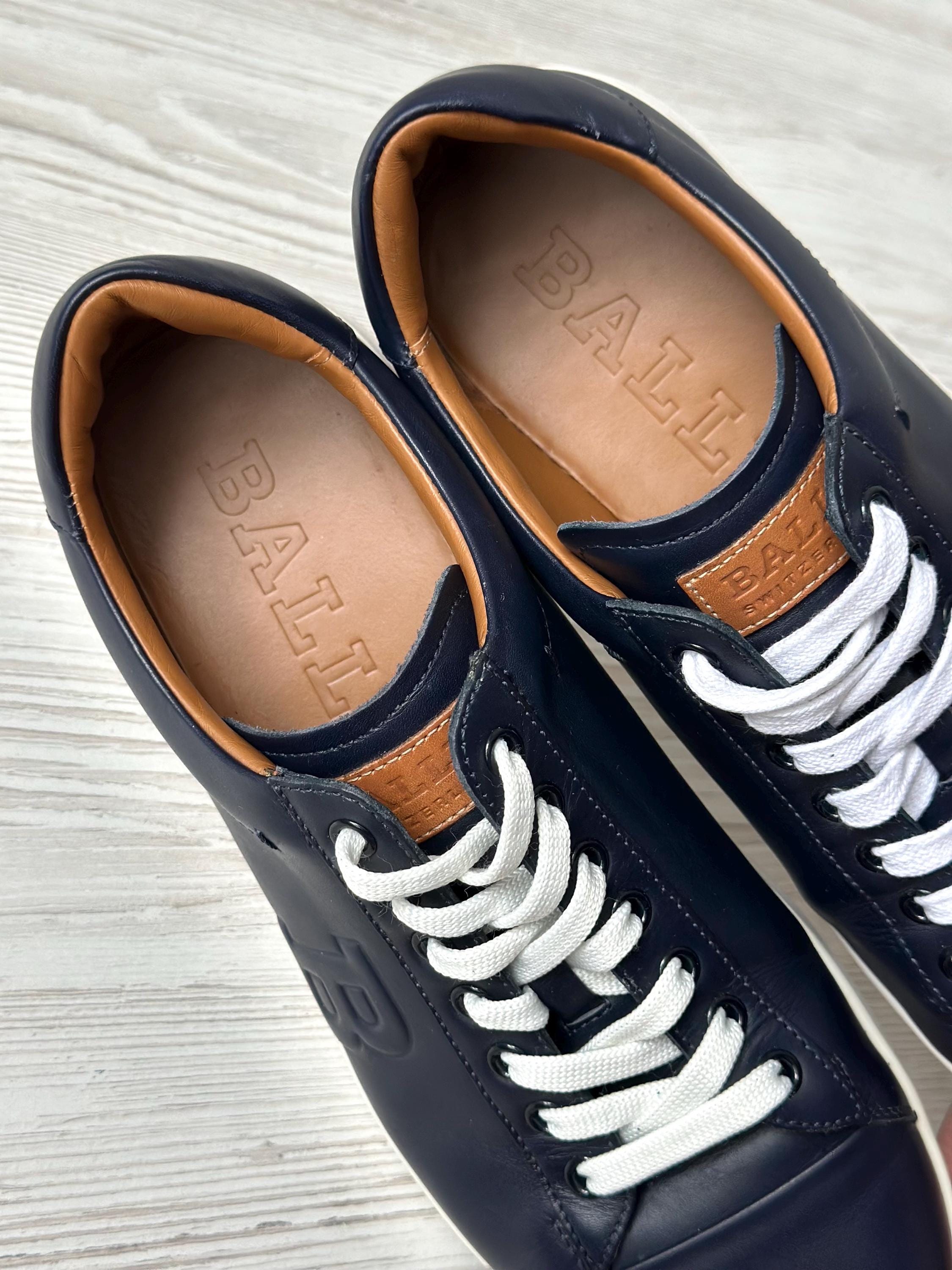 BALLY Switzerland Asher Qf Calf Genuine Leather Low Top Men 