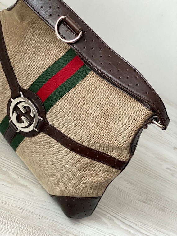 Gucci Reins Hobo hand bag GG 114879 002214 with G… - image 5