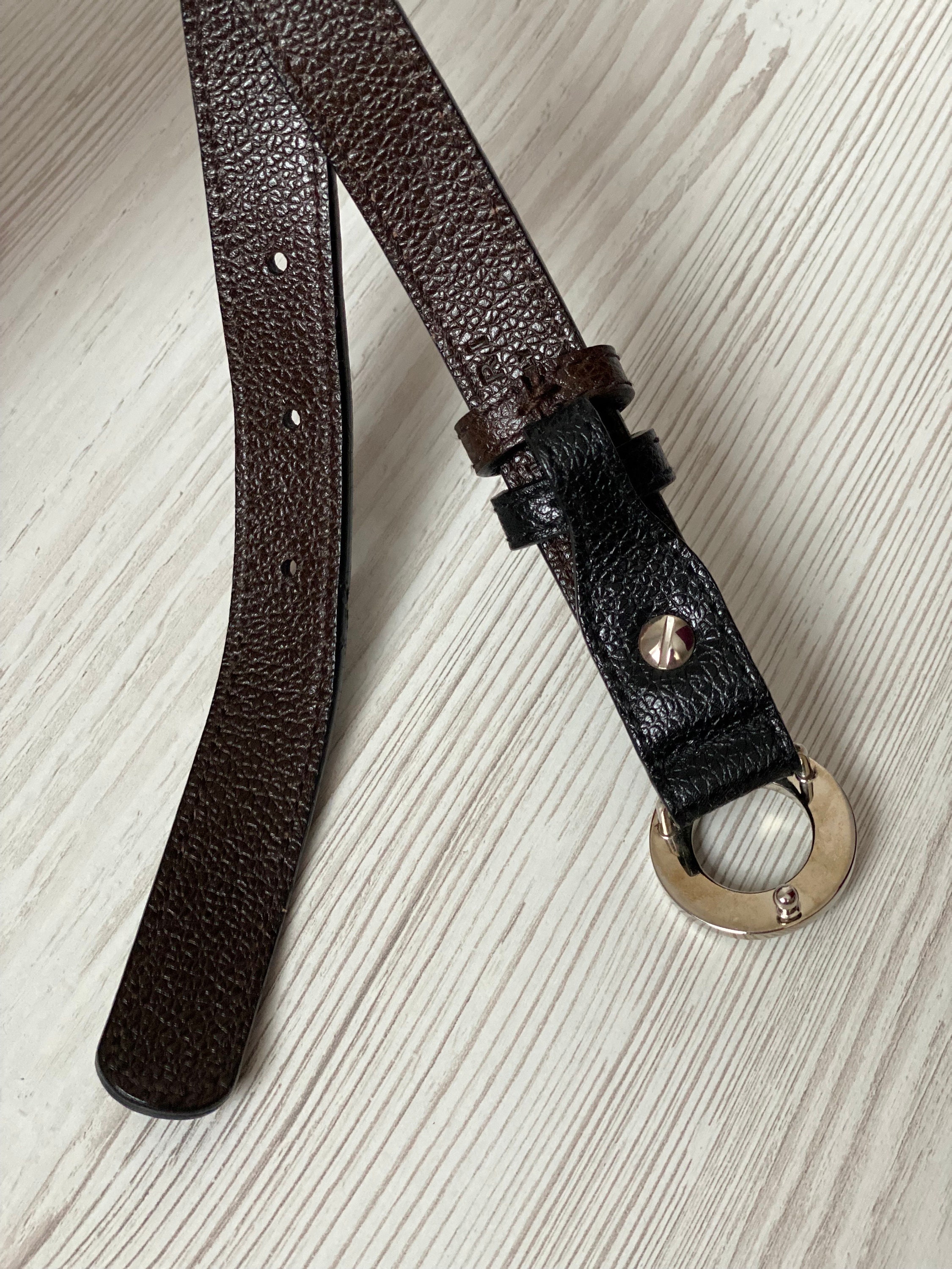 Bvlgari Belt Leather Belts Brown Bvlgari Leather Belt - Brown Belts, Accessories - BUL45530  main image 4