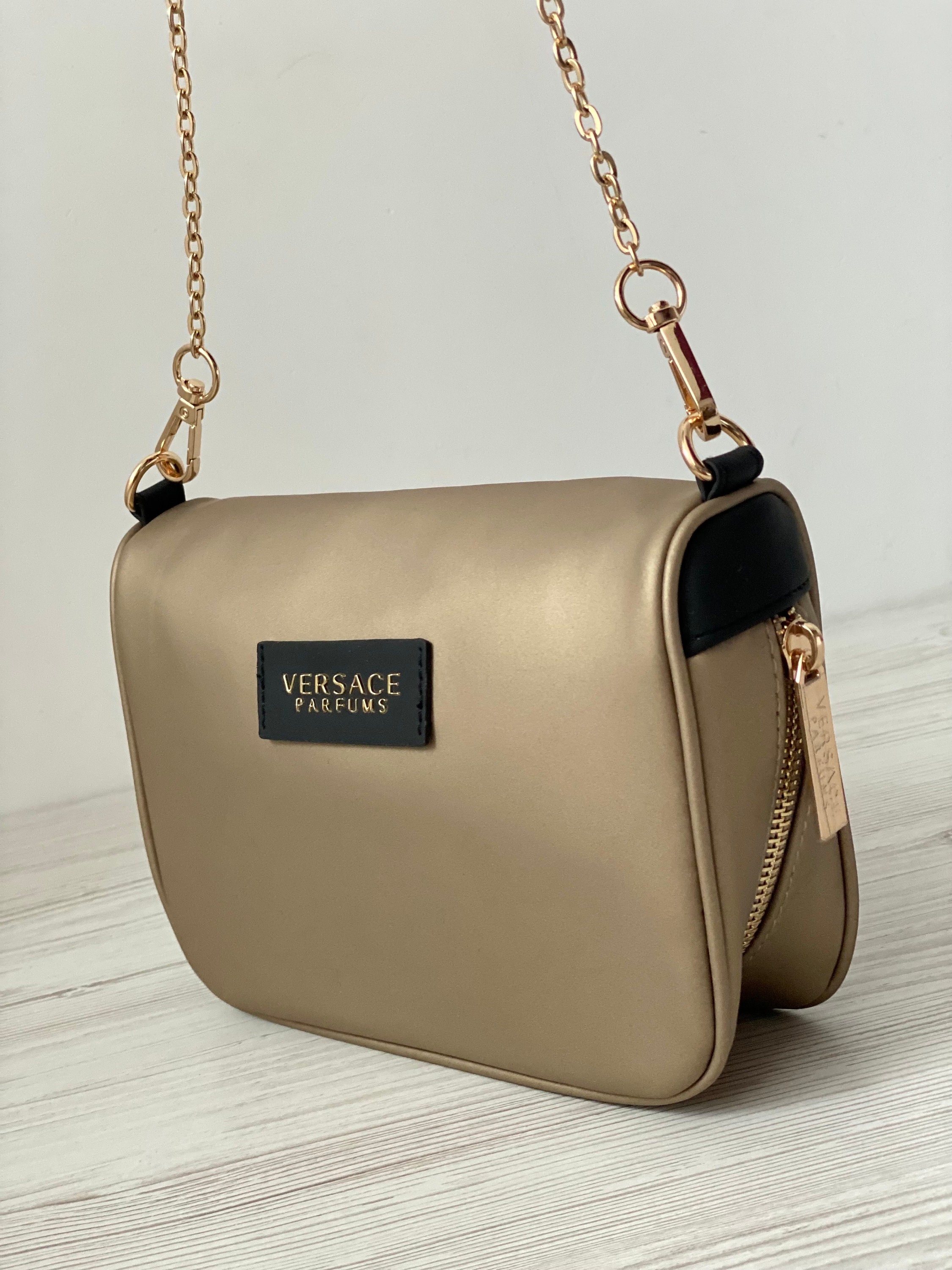 Versace parfums bag gold sale