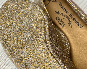 Vivienne Westwood Anglomania for Melissa Gold Glitter Ultragirl