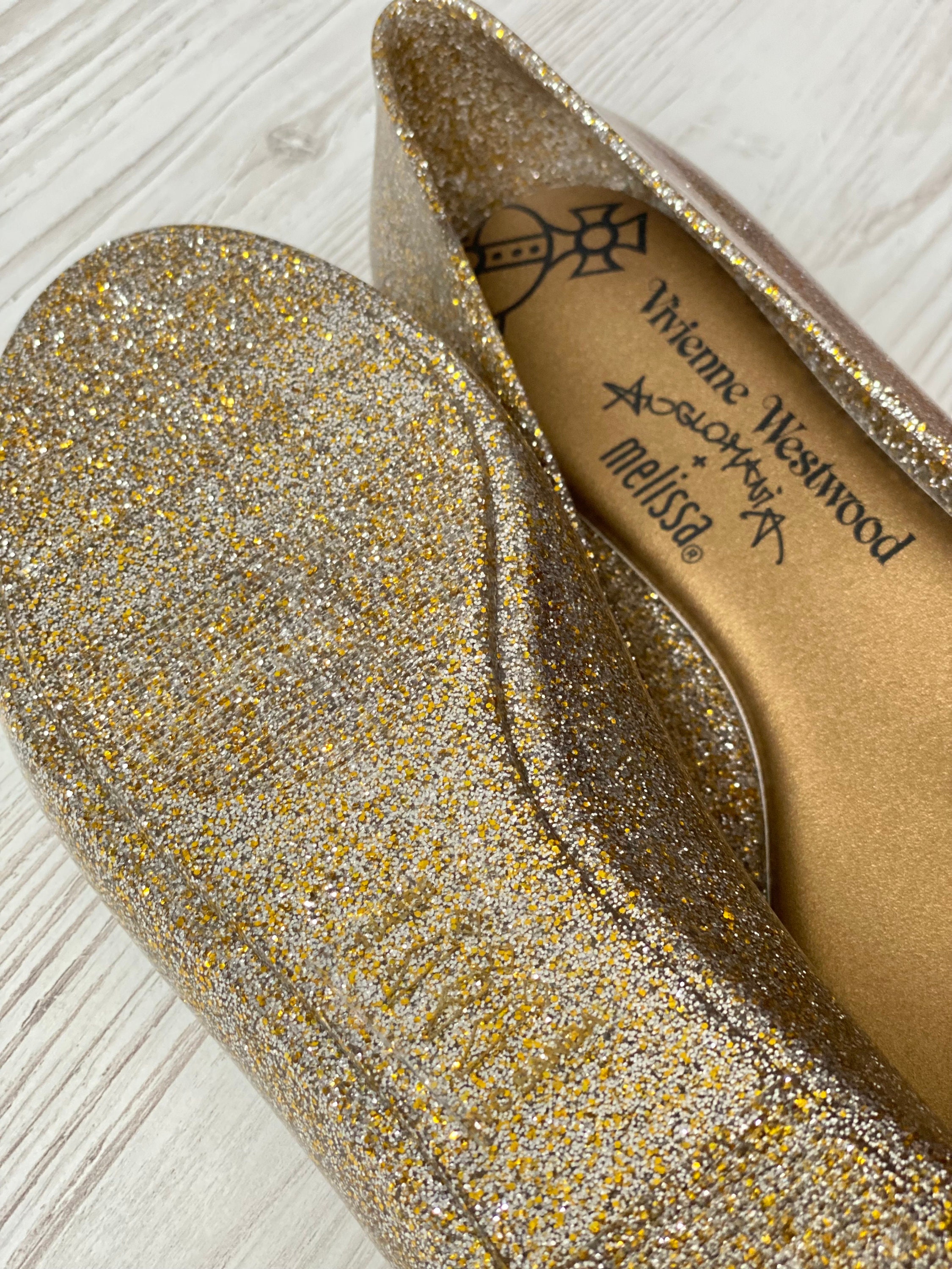 Vivienne Westwood Anglomania for Melissa Gold Glitter