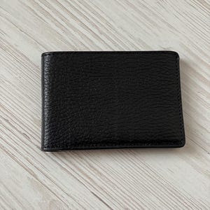 LWU Inglaterra Pequena Carteira Premium Couro Genuíno Preto cor masculina Luxo Novo