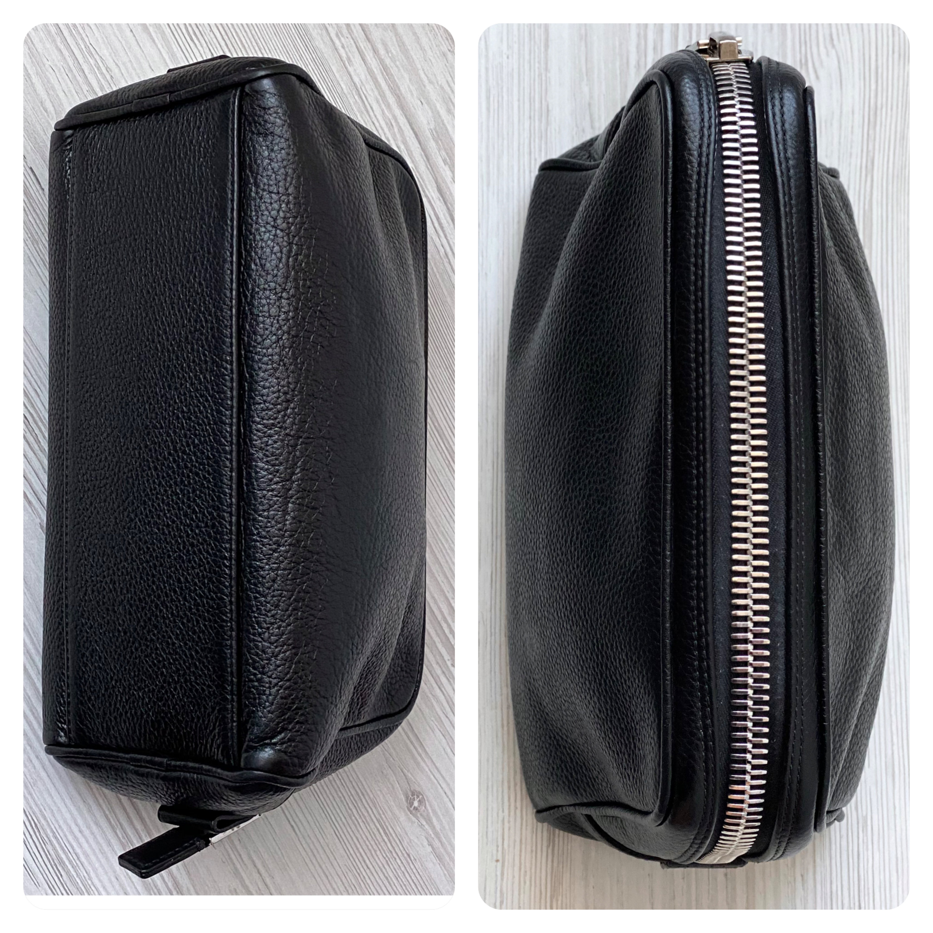 TOM FORD Cosmetic Toilet Pouch Bag Genuine Leather Single