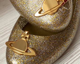 Vivienne Westwood Anglomania for Melissa Gold Glitter Ultragirl