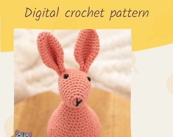 Bunny Sem crochet pattern, bunny amigurumi pattern, plush bunny crochet pattern, baby toy crochet pattern, Easter bunny crochet pattern