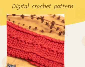 Headband Koekoek crochet pattern, headband pattern, ear warmer crochet pattern, make your own headband