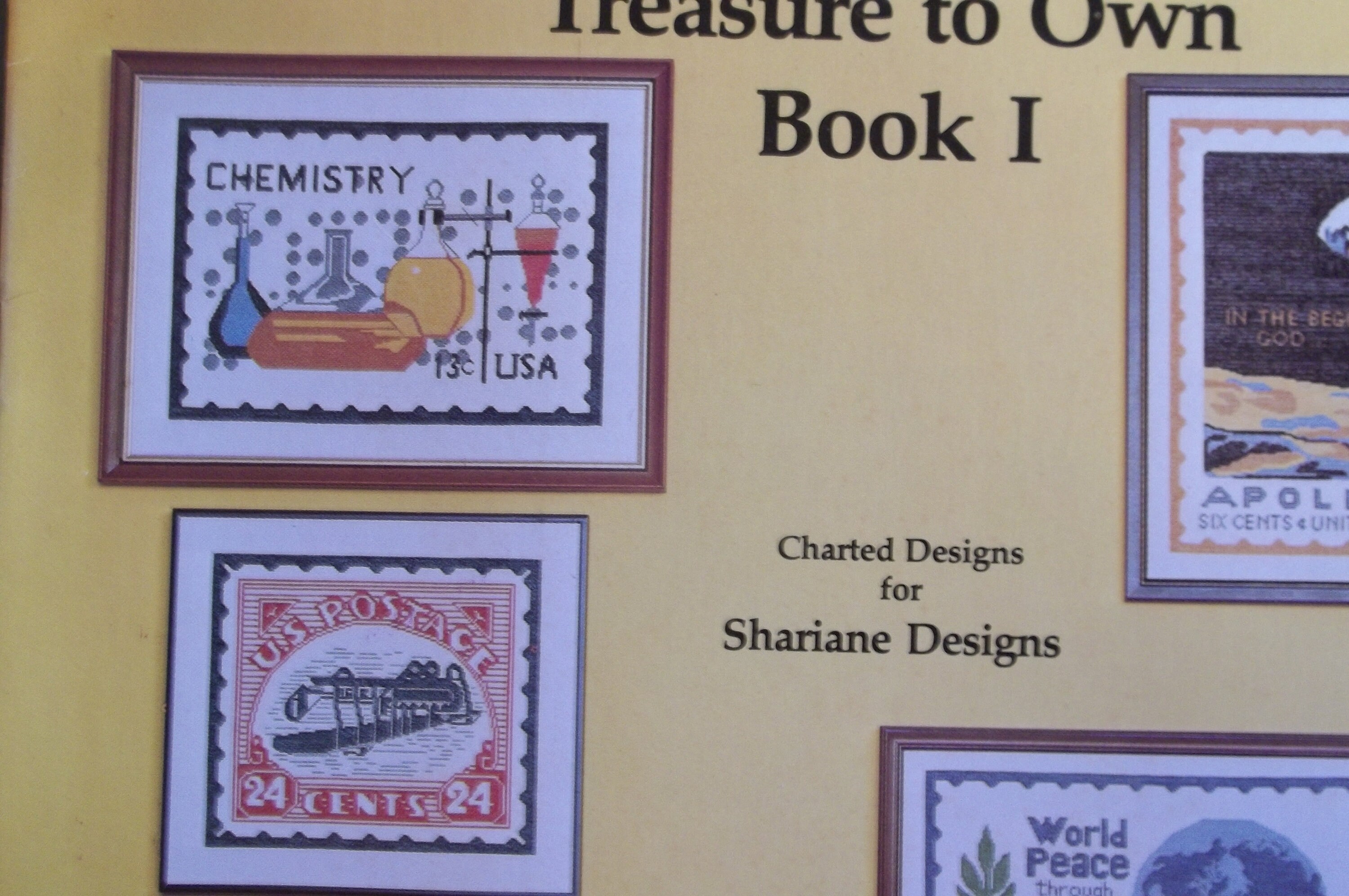 Stamp Book Pattern U.S. Stamps Book 1 Counted Cross-stitch or Needlepoint Pattern Book - Etsy