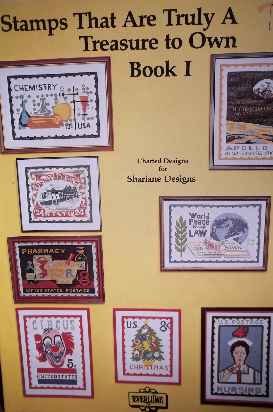 Stamp Book Pattern U.S. Stamps Book 1 Counted Cross-stitch or Needlepoint Pattern Book - Etsy