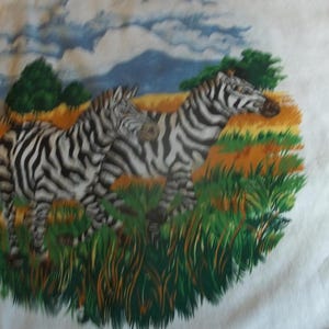 Wild Animal Applique Fabric Panel