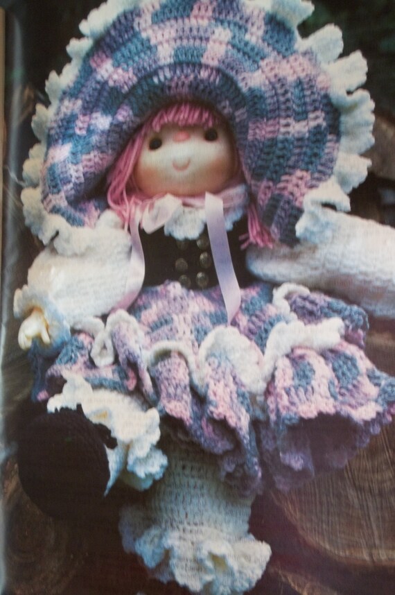 Baby Toothie and 6 Angie Doll Crochet Pattern Book 