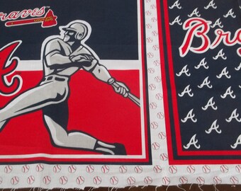 Atlanta Braves Fabric | Etsy