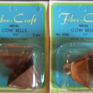 Cloches de vache 1-1/4&quot; - 2 paquets.