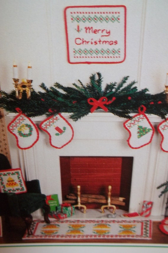 Christmas For Miniatures Counted Cross Stitch Designs Book For
