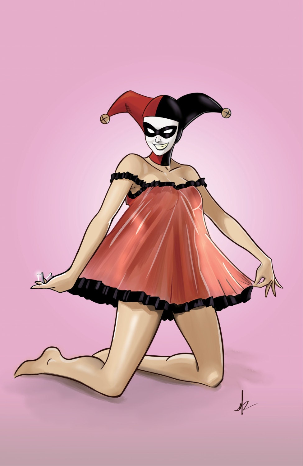 Harley Quinn Mad Love 11x17 Print Etsy