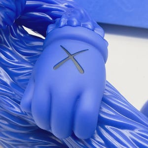 Kaws Time Off Blue Figure Open Edition - Medicom Toy Mib image 8