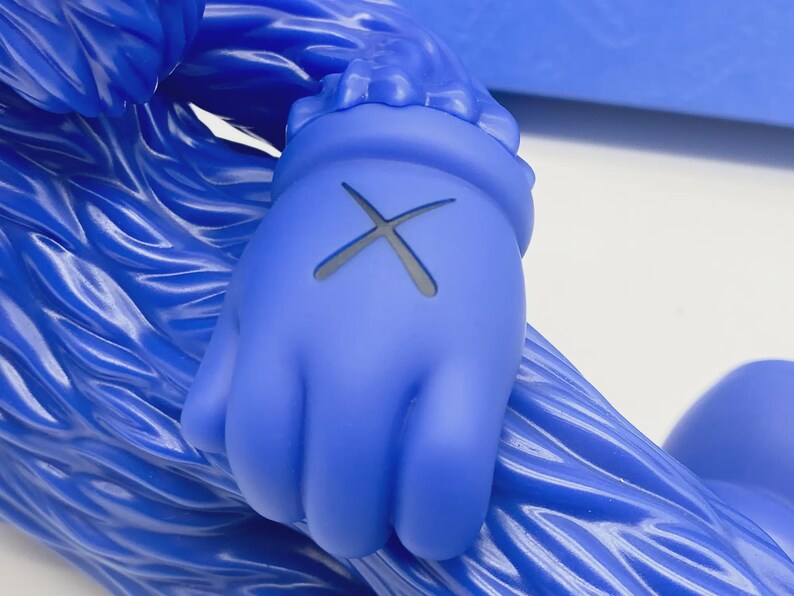 Kaws Time Off Blue Figure Open Edition - Medicom Toy Mib image 8
