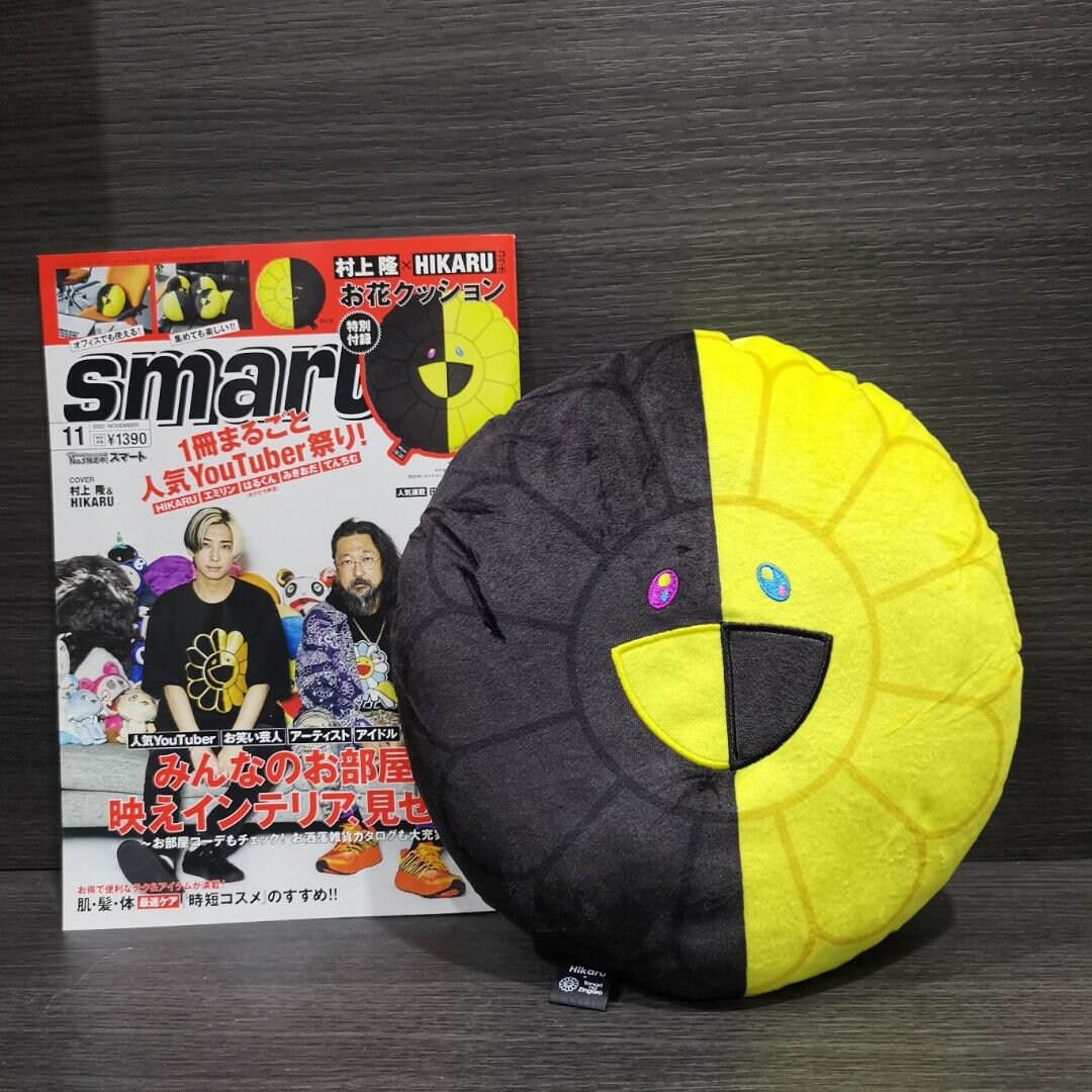 HIKARU × TAKASHI MURAKAMI コラボクッション ヒカル × 村上隆 コラボクッション 30cm - メルカリ